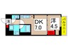 仮)クラリティア綾瀬 1DKの間取り