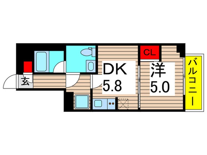 間取り図 仮)クラリティア綾瀬