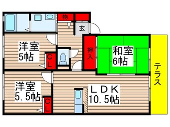 間取図 アネックス市川