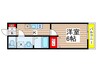 シャトーニイクラ 1Kの間取り