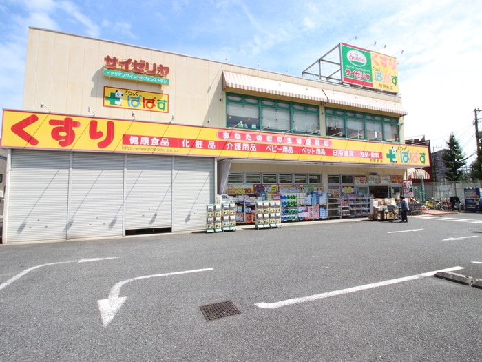 物件(ドラッグストア)まで450m プラカーサ