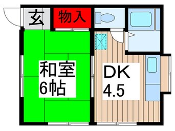 間取図 コーポ平成