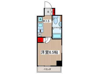間取図 リヴシティ大島イ－スト(1001)