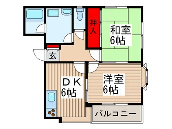 間取図 オバタハイツS