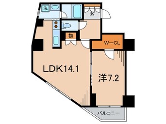 間取図 ＪＰ　ｎｏｉｅ　小石川富坂