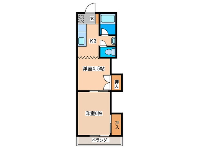 間取図 メゾンエイト