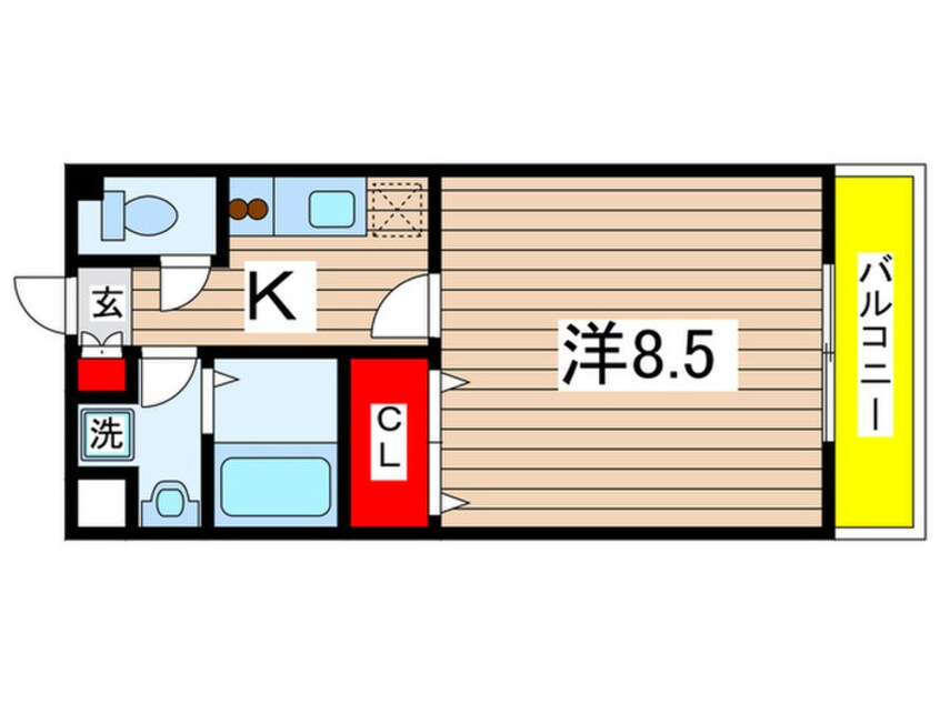 間取図 スカイヒルズ