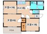 大森様長屋５号棟 3Kの間取り