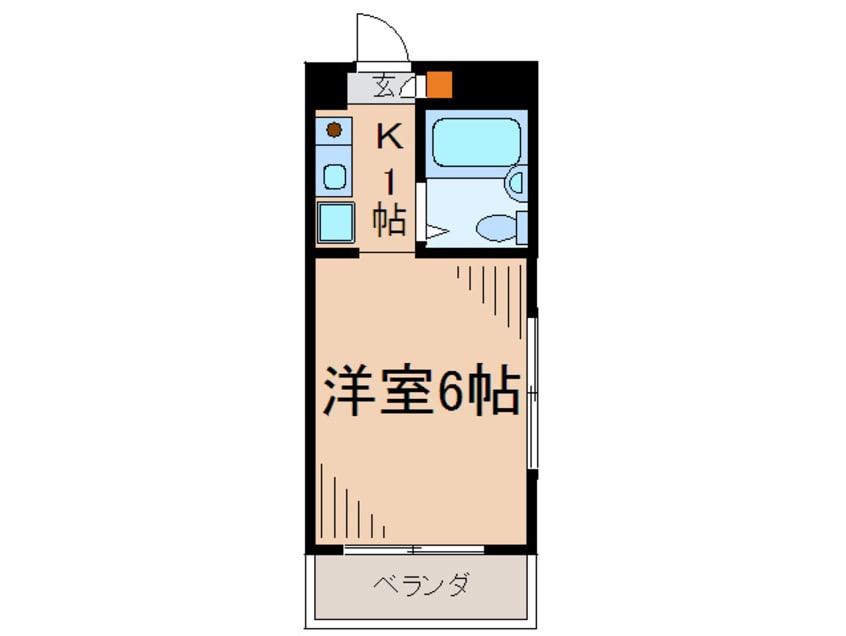 間取図 セントヒルズ高砂(304)