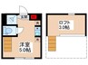 Toa 1Rの間取り