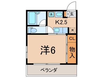 間取図 みなともハイツ南品川