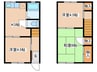 テラス蛍田 3Kの間取り