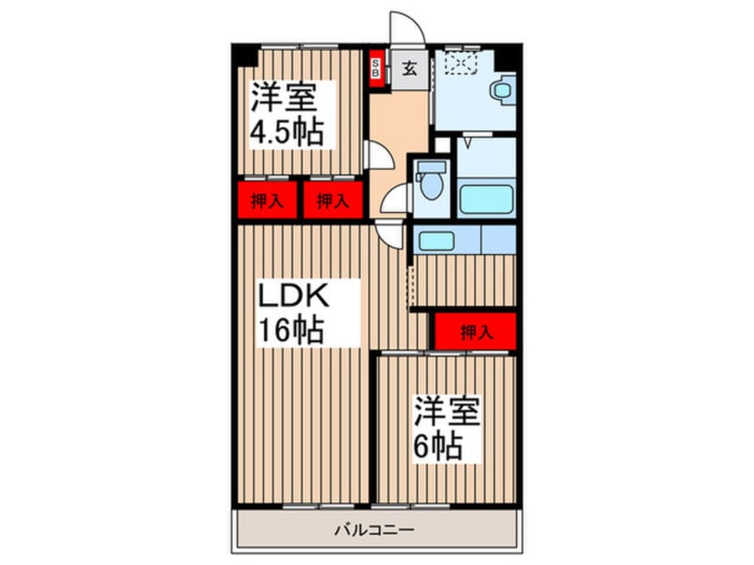 間取図 リバーヒルズ