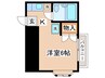 グリーンリーフ 1Rの間取り