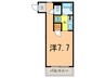 Ｌａ　Ｃｏｕｒｏｎｎｅ 1Kの間取り