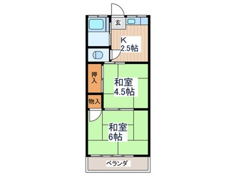 間取図 第三田中荘