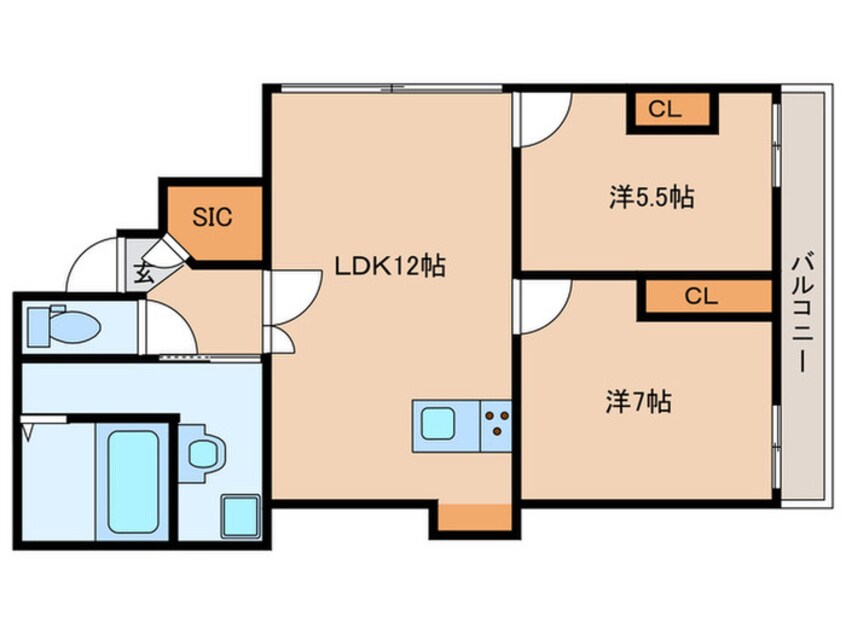 間取図 ＹＴハイツ目白台（３Ｆ）