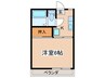 クロノス秦野東海大学前 1Kの間取り