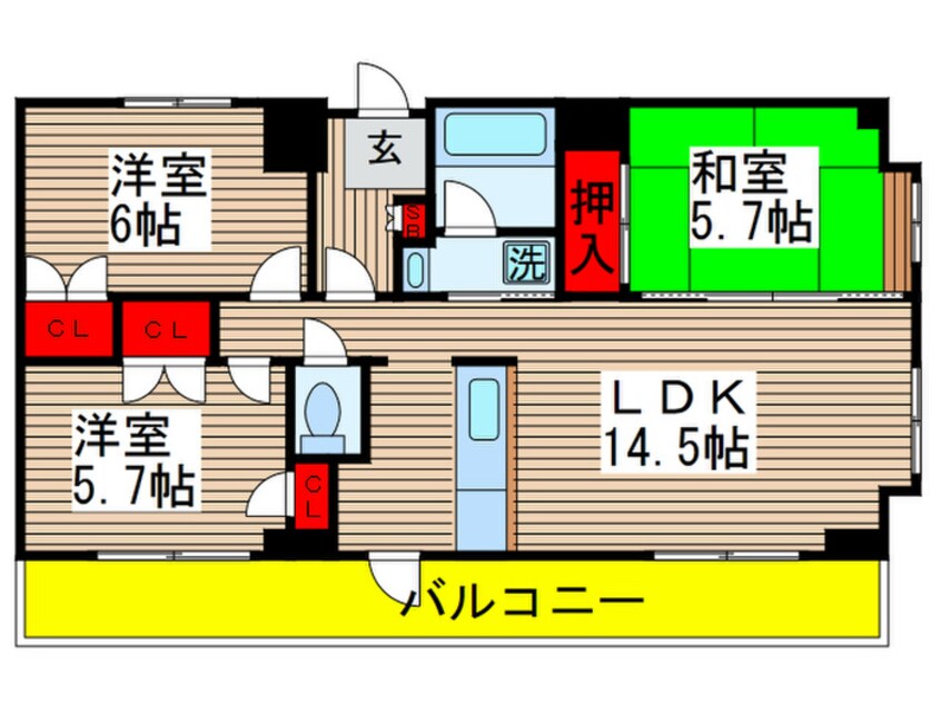 間取図 アークソシア