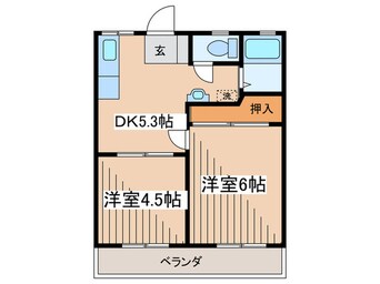 間取図 サンリットハイツ