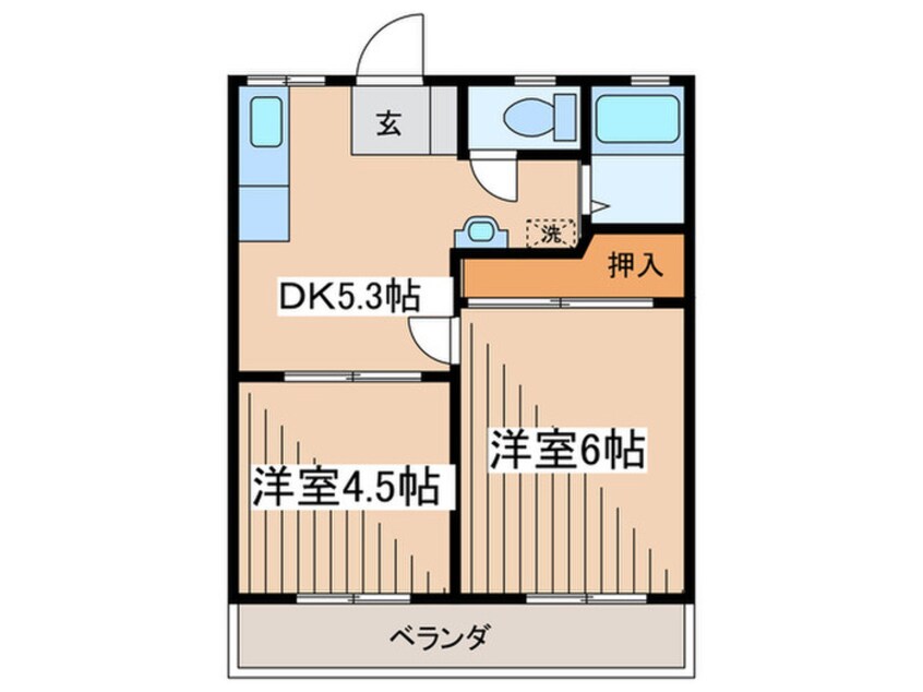 間取図 サンリットハイツ