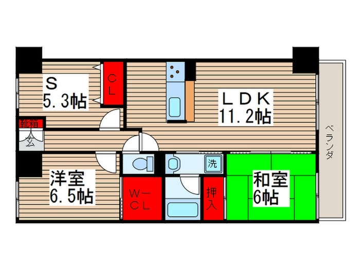 間取り図 NICE STAGE 新小岩親水公園(403)