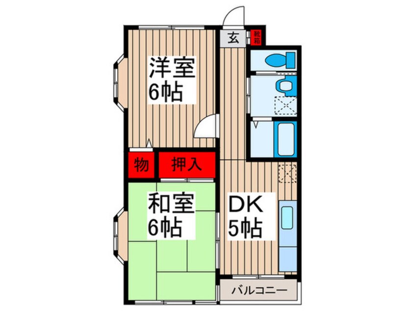 間取図 宇田川マンション