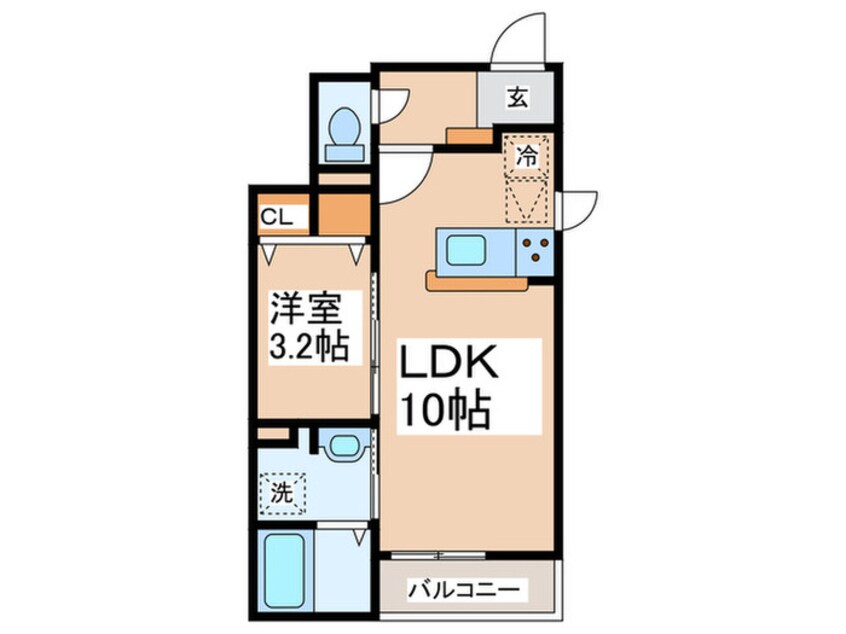 間取図 グラシオ成瀬