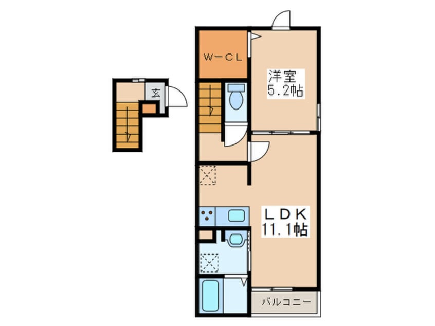 間取図 グラシオ成瀬