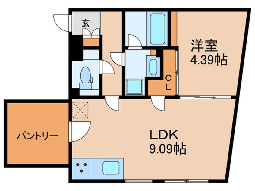 間取図 Reve　Residence　市ヶ谷Ⅱ