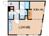 Reve　Residence　市ヶ谷Ⅱ 1LDKの間取り