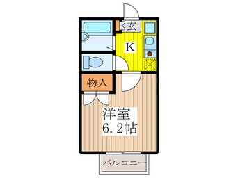 間取図 メイプルコ－ト