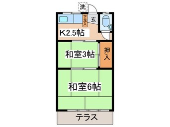 間取図 清澄荘