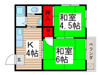 間取図 丸徳コーポ