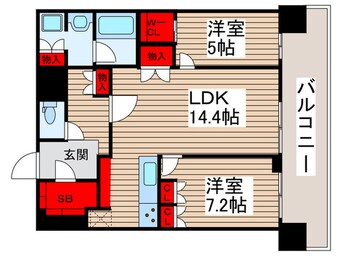 間取図 ﾊﾟｰｸｼﾃｨ柏の葉ｷｬﾝﾊﾟｽ ｻﾞ･ｹﾞｰﾄﾀﾜｰ