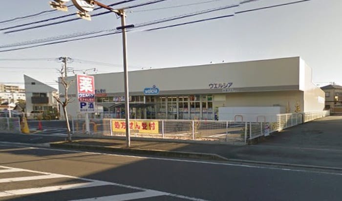 ウエルシア(ドラッグストア)まで658m アメニティーハウス