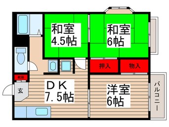 間取図 グランドメゾン染谷