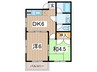 Ｋフラット 2DKの間取り