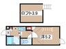 リブ東小岩 1Kの間取り