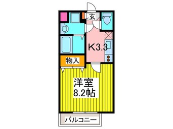 間取図 カ－サあざみ野