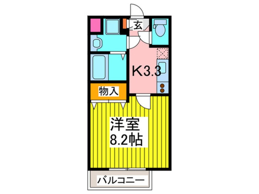 間取図 カ－サあざみ野