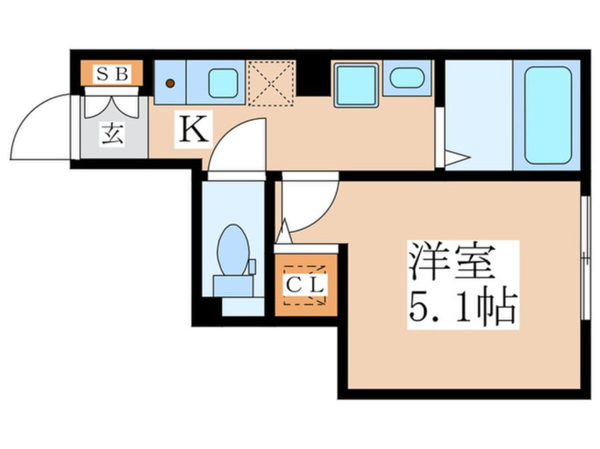間取図 フェリーチェ阿佐ヶ谷Ⅶ