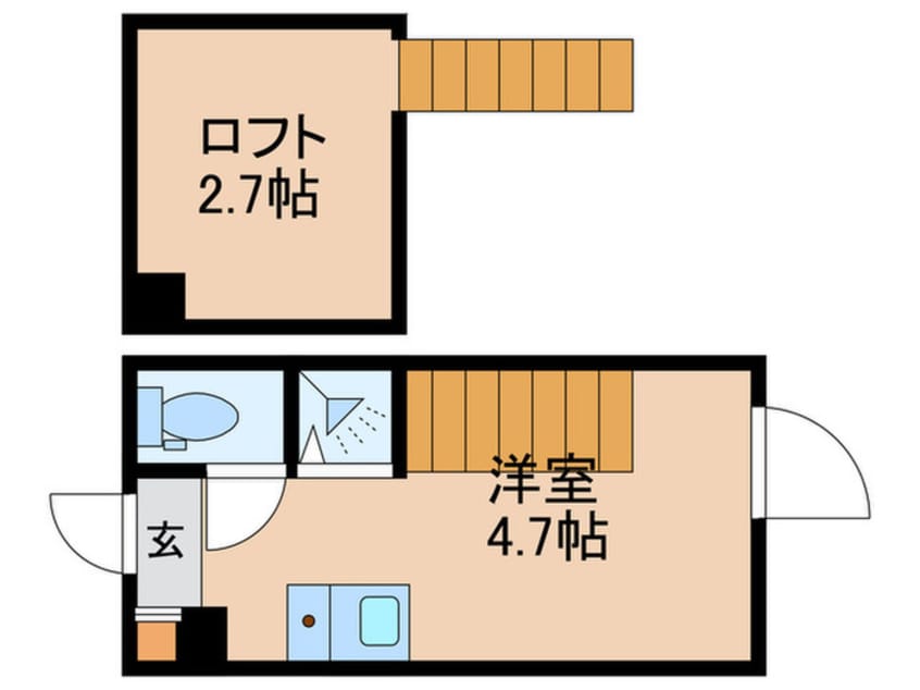 間取図 ハーモニーテラス大山Ⅱ