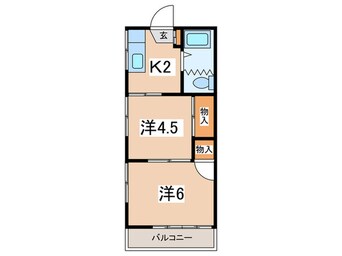 間取図 第２玉美荘