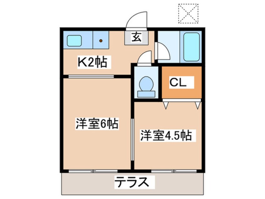 間取図 サニーハイツ