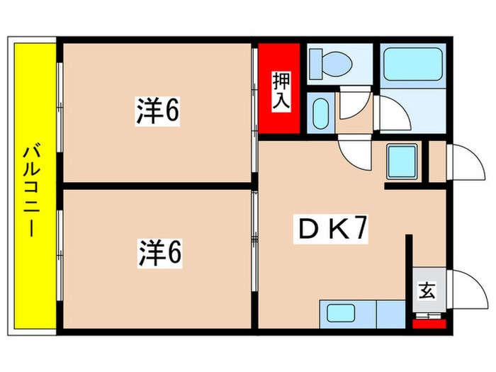 間取り図 第２リバーサイドヴィラ