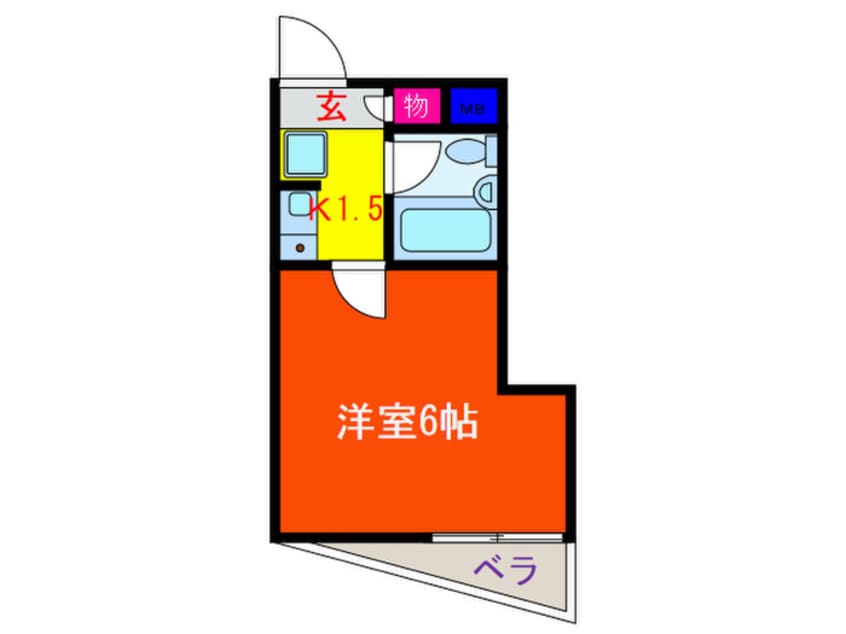 間取図 プレステージ三鷹