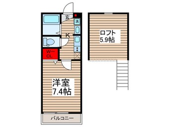 間取図 グランディール柴又