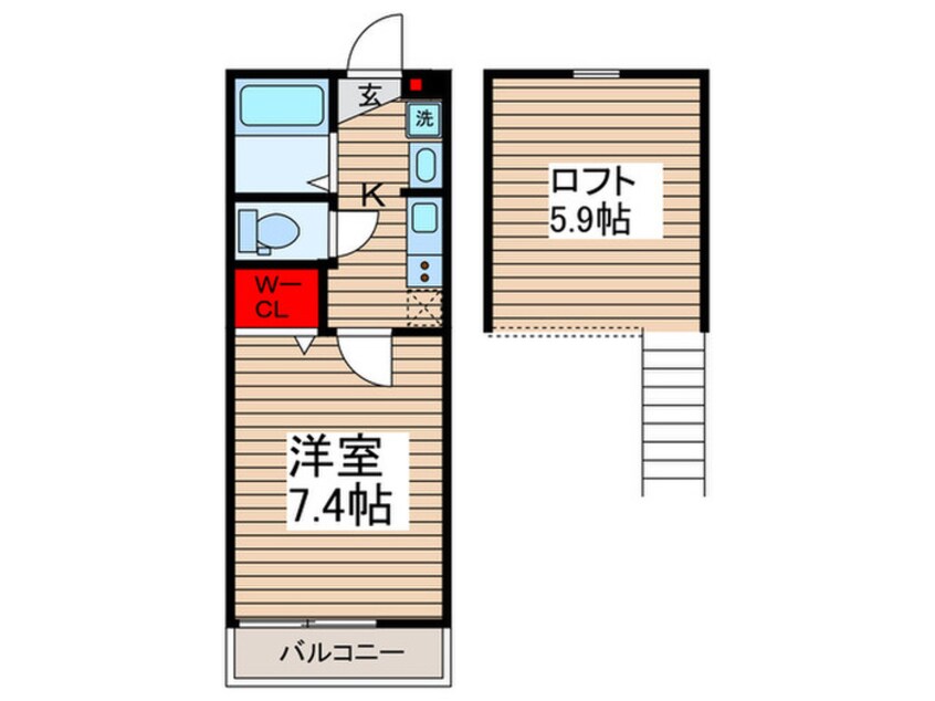 間取図 グランディール柴又