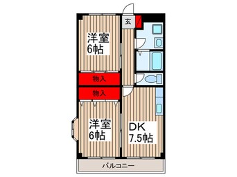 間取図 カサ・デ・イケダ　アスール